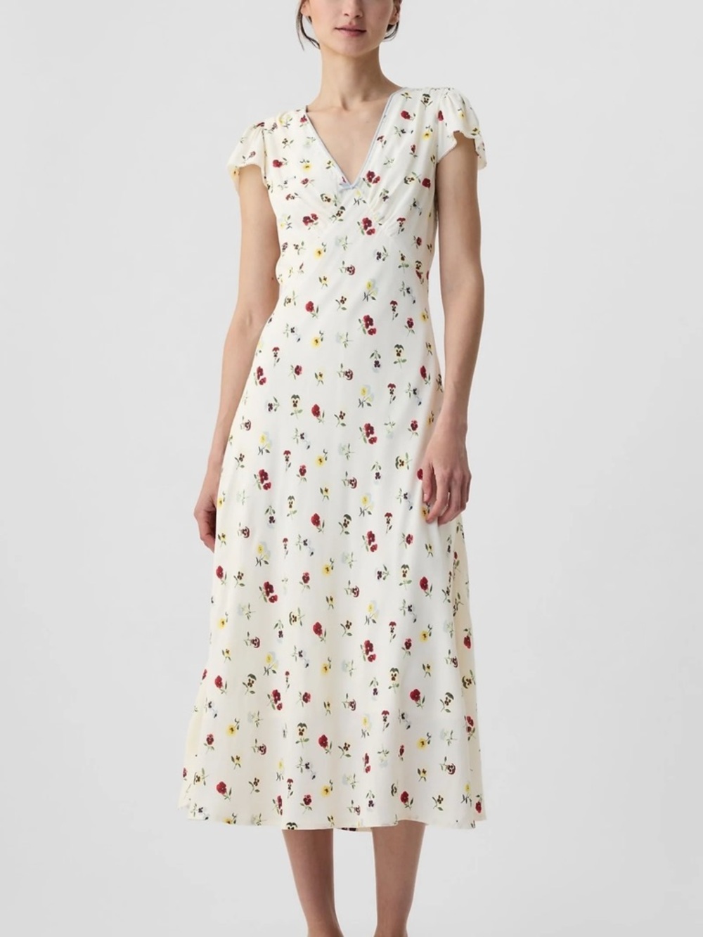 GAP x DÔEN Floral Midi Dress